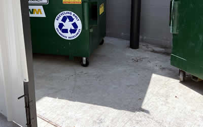 Dumpster Pad Cleaning